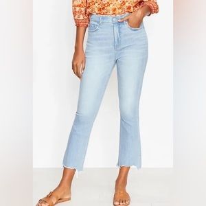 Loft jeans - high waist kick crop
